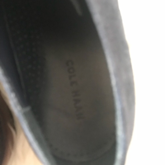 COLE HAAN sz 13 Blue Suede lace up Shoes - Picture 6 of 6